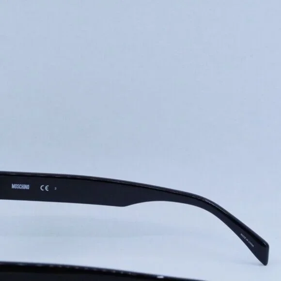 Moschino MOS006/S 0807 IR Cat Eye Sunglasses - Black/Grey Moschino MOS006/S 0807 IR Black/Grey 52-18-140 Sunglasses  main image 3